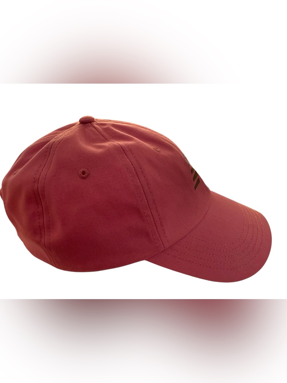 New Balance Pink Raspberry Baseball Cap Hat Gray Logo Adjustable SnapBack - Picture 7 of 8